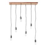 Suspension Rustik Chêne massif - 6 ampoules