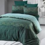 Parure de lit Pandora Coton renforcé - Vert - 135 x 200 cm + oreiller 80 x 80 cm