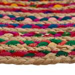 Teppich Ethno Jute / Baumwolle - Mehrfarbig - Pink