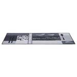 Tapis de cuisine Hot Pepper Polyamide - Anthracite - 67 x 120 cm