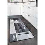 Tapis de cuisine Hot Pepper Polyamide - Anthracite - 67 x 120 cm