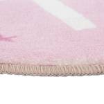 Kindervloerkleed Lotti II polyester - wit/roze