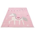 Kinderteppich Lotti I Polyester - Rosa - 80 x 150 cm