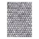 Laagpolig vloerkleed San Puebla polyester - grijs - 80 x 150 cm