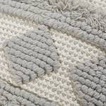 Coussin Haegga Laine / Coton / Viscose - Crème / Gris