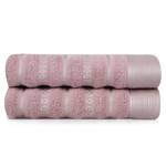 Serviettes Bombelli (lot de 2) Coton - Rose / Gris