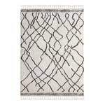 Tapis Dadin Polyester - Blanc / Marron - 200 x 290 cm