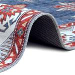 Laagpolig vloerkleed Tabriz Dena polyester - Blauwgrijs - 160 x 230 cm