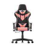 Chaise gamer Jasper Noir / Rose