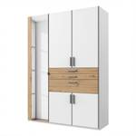 Armadio con ante battenti Harburg I Effetto quercia Artisan / Bianco - Larghezza: 135 cm