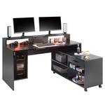 Bureau d’angle Halling Éclairage LED - Noir