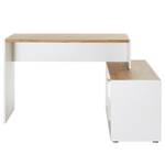 Bureau d’angle ML C 140 E Imitation chêne sauvage / Blanc