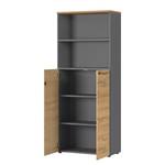 Armoire de bureau GW-Agenda III Imitation chêne Grandson / Graphite