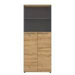 Armoire de bureau GW-Agenda III Imitation chêne Grandson / Graphite