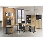 Armoire de bureau GW-Profi 2.0 I Imitation chêne Grandson / Graphite