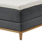 Boxspringbett Andresito Bouclé Stoff Raya: Anthrazit