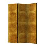 Paravento Golden Cage Tessuto non tessuto su legno massello  - Oro - 3 pannelli
