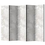 Paravento Floral Elements Tessuto non tessuto su legno massello  - Multicolore - 5 pannelli