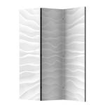 Paravento Origami Wall Tessuto non tessuto su legno massello  - Grigio - 3 pannelli