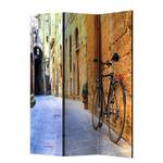 Paravento Italy Holidays Tessuto non tessuto su legno massello  - Multicolore - 3 pannelli