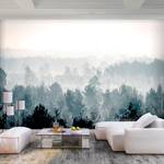 Fototapete Winter Forest Premium Vlies - Mehrfarbig - 450 x 315 cm
