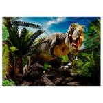 Papier peint intissé Angry Tyrannosaur Intissé - Multicolore - 100 x 70 cm