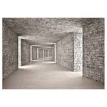 Vlies-fotobehang Mysterious Tunnel vlies - grijs - 150 x 105 cm