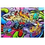 Papier peint intissé Street Signs Intissé - Multicolore - 450 x 315 cm