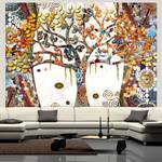 Fotomurale Decorated Tree Tessuto non tessuto - Multicolore - 300 x 210 cm