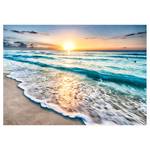 Vlies Fototapete Walk Along the Seashore Vlies - Mehrfarbig - 100 x 70 cm