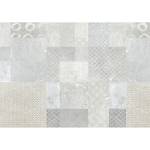 Vlies-fotobehang Tiles vlies - grijs - 300 x 210 cm