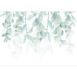 Vlies-fotobehang Pastel Flora vlies - beige/groen - 100 x 70 cm