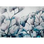 Papier peint intissé Ginkgo Leaves Intissé - Multicolore - 100 x 70 cm