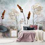 Papier peint intissé Lunaria in Meadow Intissé - Multicolore - 150 x 105 cm