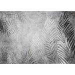 Papier peint intissé Palm Trees in Dark Intissé - Noir / Blanc - 450 x 315 cm