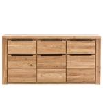 Dressoir Gräben deels massief eikenhout - eikenhout/eikenhouten look