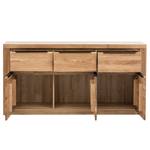 Dressoir Gräben deels massief eikenhout - eikenhout/eikenhouten look