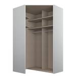 Armoire d’angle SKØP reflect Gris soie - 127 x 222 cm