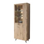 Vitrinenschrank Dorchester Eiche Artisan Dekor