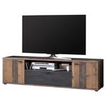 Tv-meubel Ambato oudhouten look/zwart - Afvalhout look