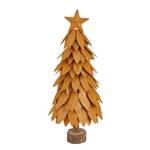 Dekoobjekt Christbaum Holz (Schima superba) / Metall - Braun / Rost