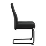 Chaise cantilever Carbonia Noir - Lot de 2