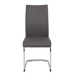 Chaise cantilever Mebane Gris - Lot de 2