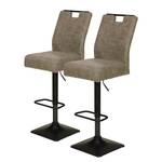 Tabourets de bar Dimsdale (lot de 2) Taupe