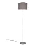 Lampadaire Hotel II Tissu / Acier inoxydable - 1 ampoules