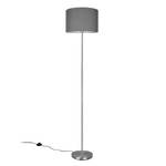 Lampadaire Hotel II Tissu / Acier inoxydable - 1 ampoules