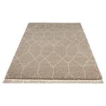 Hochflorteppich Panihe Polypropylen - Grau / Beige - 120 x 170 cm