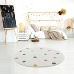 Tapis enfant Wheel II Polypropylène - Crème - Diamètre : 160 cm