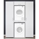 Armoire pour machine à laver Kielce V Blanc - Blanc - Largeur : 157 cm