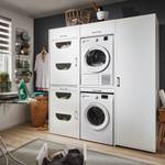 Armoire pour machine à laver Kielce VI Blanc - Blanc - Largeur : 194 cm